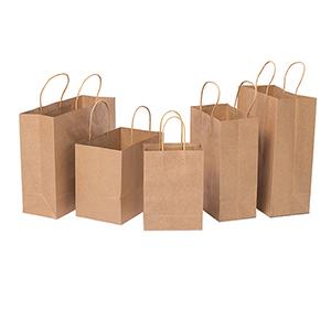 Paper bags with handles