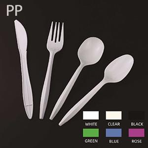 Plastic knife fork spoon