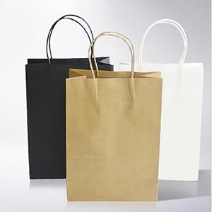 White/Black/Kraft Handle bag