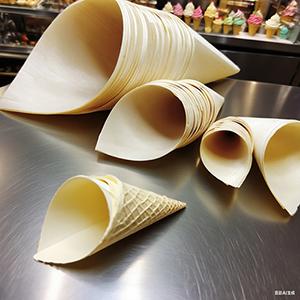 wooden bark ice cream cone wooden bark ice cream cone